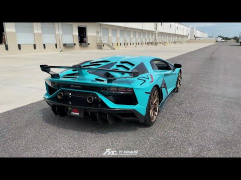 Lamborghini Aventador SVJ w/ Valvetronic Fi EXHAUST Valvetronic CatBack X Nostrum Motorsports
