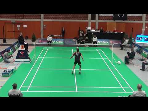 Play of the day men's singles final Belgian ch'ps 2018 Ronse
