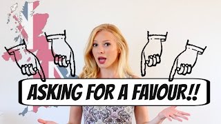 How to ask for a FAVOUR in English | British English #Spon