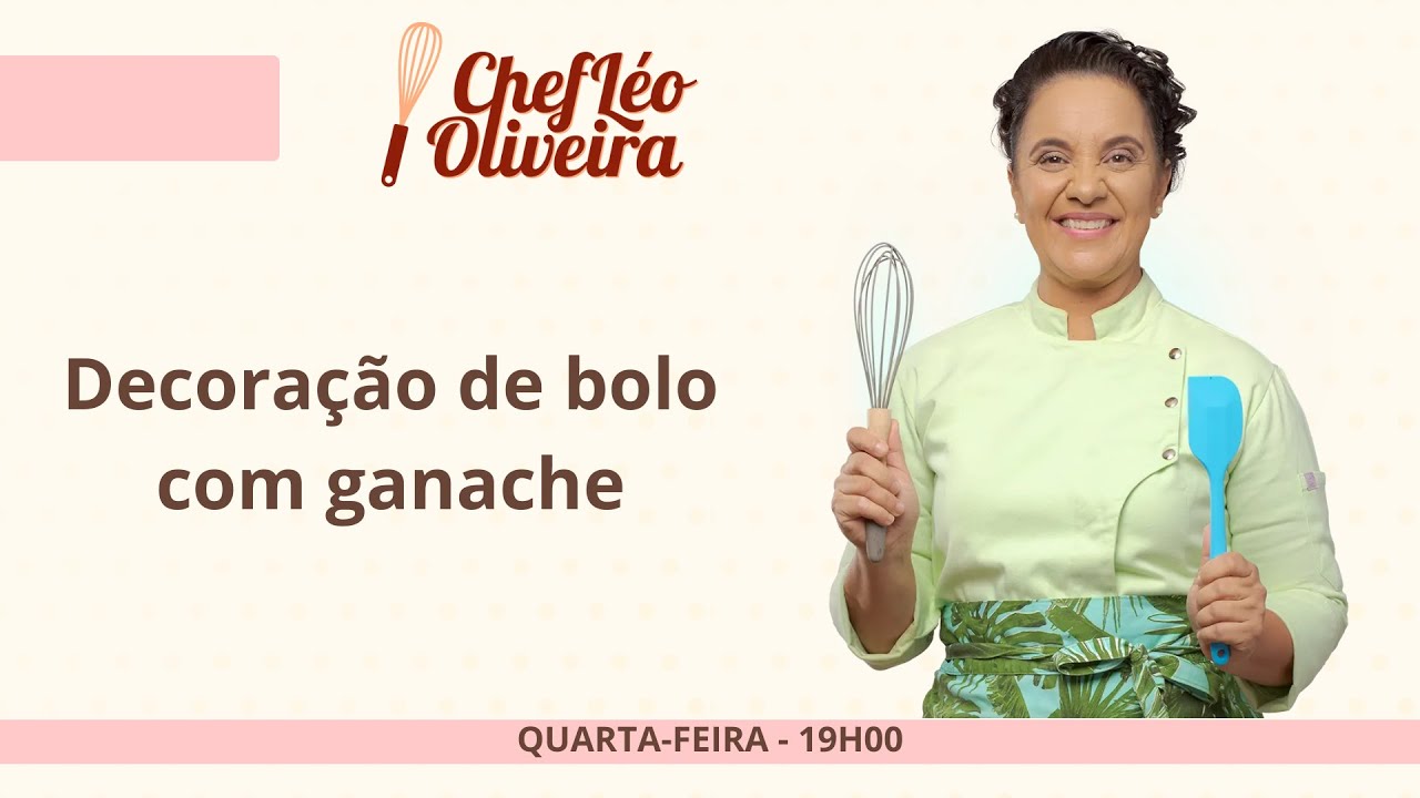 Aula Especial - Decoração de bolo com ganache