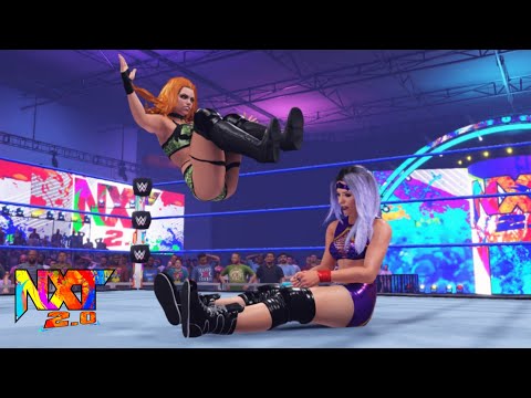 WWE 2K22 NXT CANDICE LERAE (W/ INDI HARTWELL) VS GIGI DOLIN (W/ JACY JAYNE)