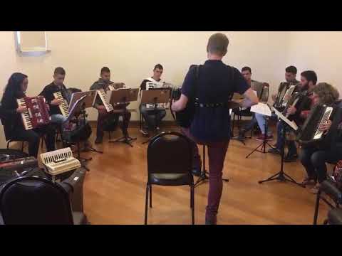Boeve's Psalm aula de acordeon,  Conservatório de Tatui SP