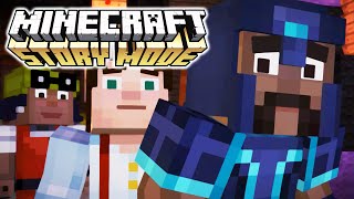 MINECRAFT: Story Mode Episode 1 Let's Play: SAVING PETRA AND GABRIEL??? (Episode 4)