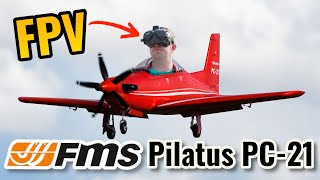 Fly From The Cockpit! - FMS Syncpilot Pilatus PC-21