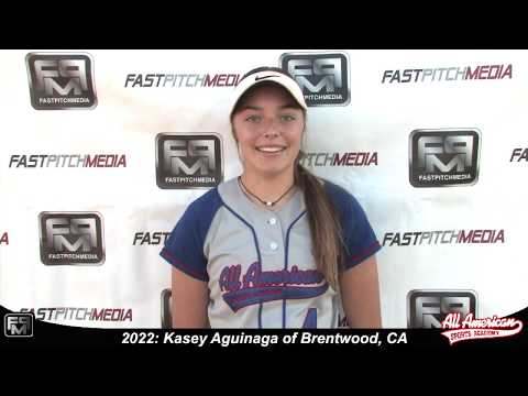2022 Kasey Aguinaga committed to Boise State Pitcher,  Outfield Softball Player Skills Video - AASA
