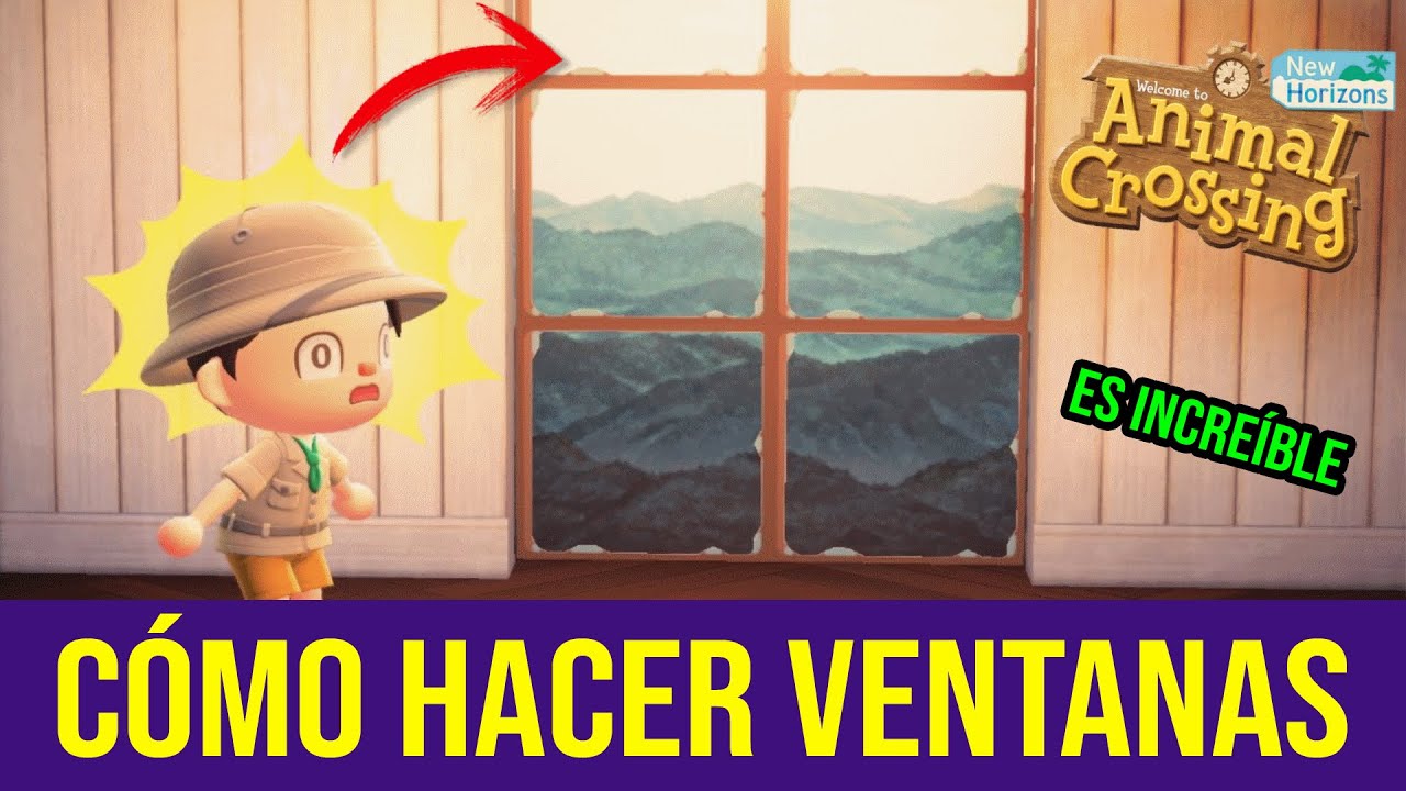 CÓMO HACER VENTANAS en Animal Crossing New Horizons Guía en ESPAÑOL 2022 Tutorial