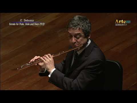 Debussy | Sonata for Flute, Viola and Harp 2nd Mov | 드뷔시 | 플루트, 비올라, 하프를 위한 소나타 2악장