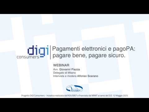 Pagamenti elettronici e pagoPA