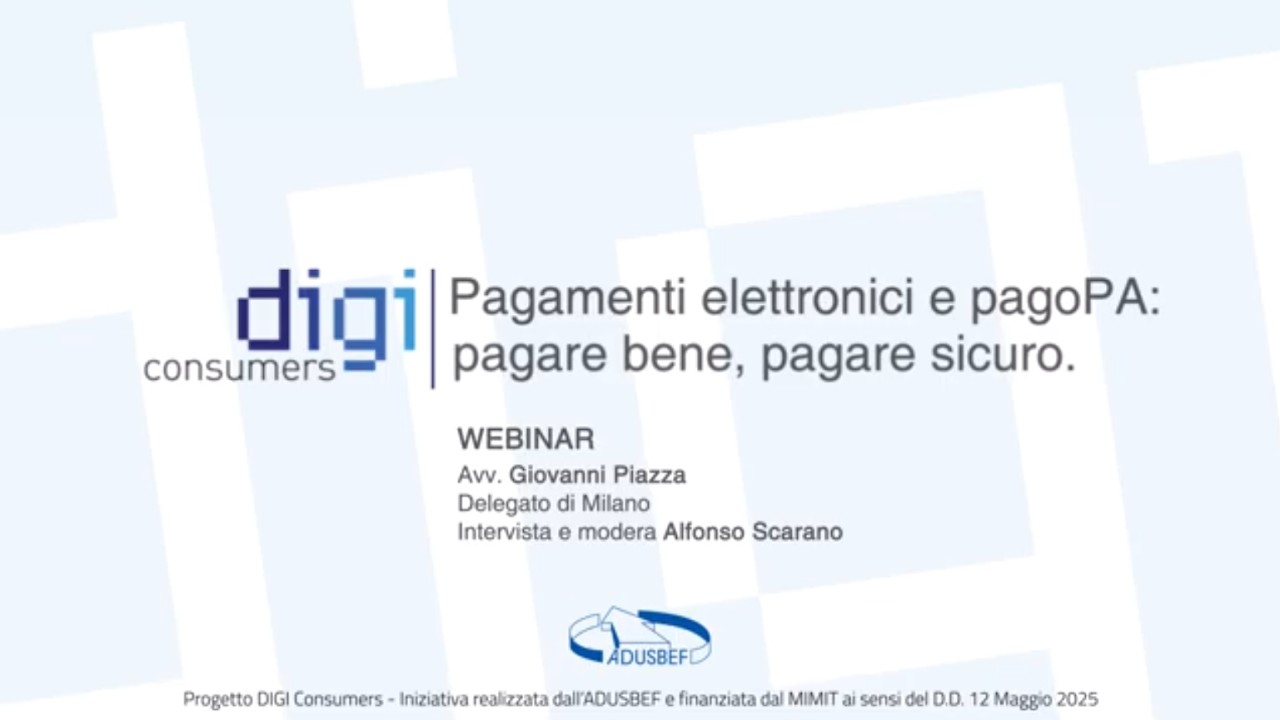 Pagamenti elettronici e pagoPA
