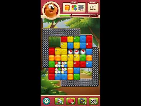 Toon Blast Level 6644 - NO BOOSTERS 🐻🐺🐱 | SKILLGAMING ✔️