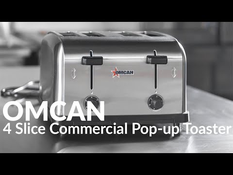 Video thumbnail for 4-Slice Commercial Pop-up Toaster – Standard duty