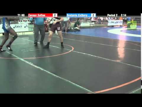 Greco 71 KG Connor Sutton vs. Santonio Cathery