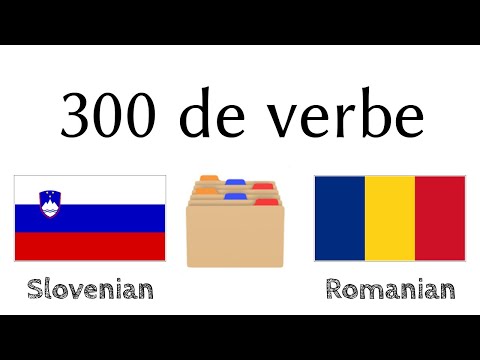 300 de verbe + Citirea și ascultarea: - Slovenă + Română - (Vorbitor nativ)
