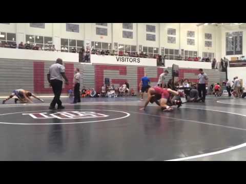 2016-0903= Harrison Hoffmann (in red/gold) wrestling in GA Super 32 Qualifier