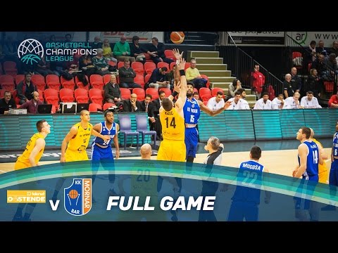 Telenet Oostende v KK Mornar - Full Game - Basketball Champions League
