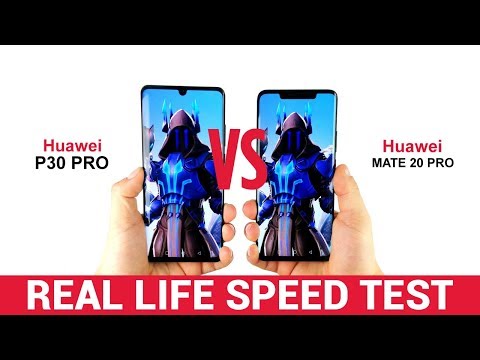 Huawei P30 Pro vs Huawei Mate 20 Pro - Real Life Speed Test! [Big Difference?]