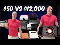 50 Vs 12 000 Projectors Side By Side Budget Vs Performance Comparisons