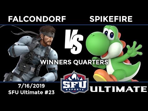 SFU Ultimate #23: WR3 - Falcondorf (Snake) vs Spikefire (Yoshi)