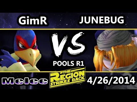 Bar Wars 2 - VGBC | GimR (Falco) Vs. Junebug (Sheik) SSBM Pools - Super Smash Melee
