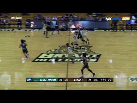 Women's Basketball Highlights: Bryant vs. Binghamton 12-7-17 thumbnail
