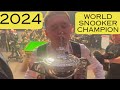 UNBELIEVABLE Fan view | Kyren Wilson's trophy presentation | 2024 World Snooker Championship