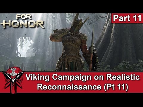 For Honor Viking Campaign Walkthrough on Realistic Part 11 Valkyrie - PS4 Pro Gameplay