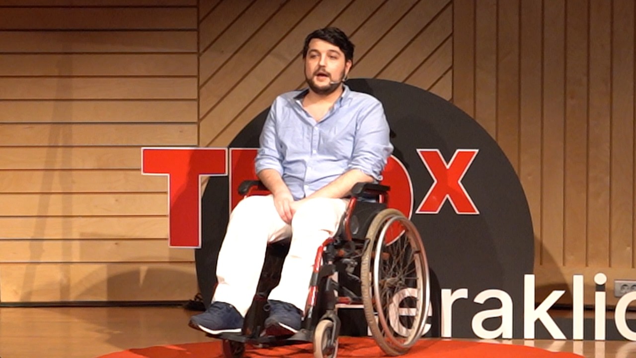 Disability and Society | Stavros Tsagkarakis | TEDxHeraklion
