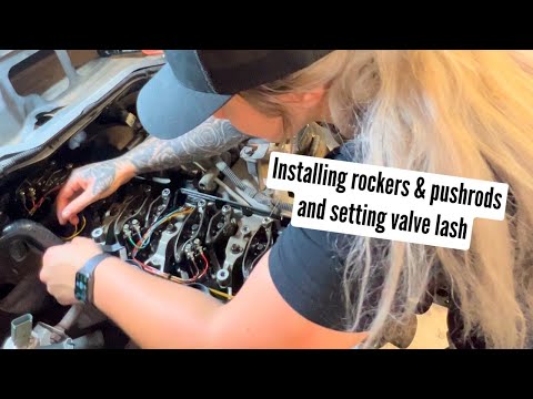 How to install pushrods & rockers and set/adjust valve lash on a 6.7 Cummins