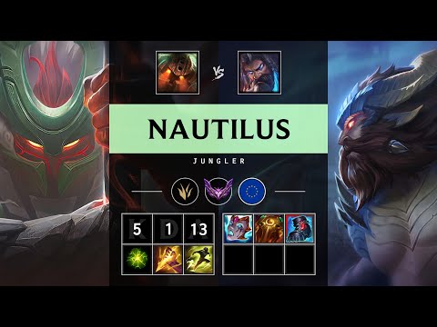 Nautilus Jungle vs Udyr - EUW Master Patch 25.17