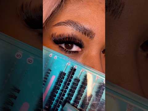 have yall tried diy lash clusters? 💕 #lashes #lashextensions #lashclusters #diylashes #lash