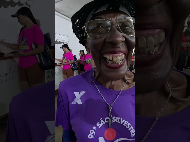 85 anos e participando da São Silvestre #maniadecorrida