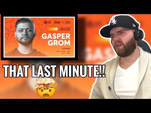 [Industry Ghostwriter] Reacts to: Gasper Grom 🇸🇮 | GRAND BEATBOX BATTLE 2021: Solo Loopstation