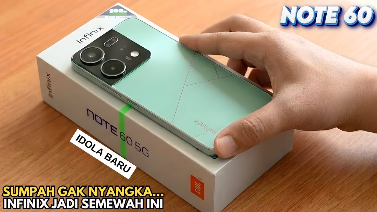 SUMPAH INI BAGUS‼️INFINIX NOTE 60 5G | HP INFINIX SEKARANG SEMEWAH INI