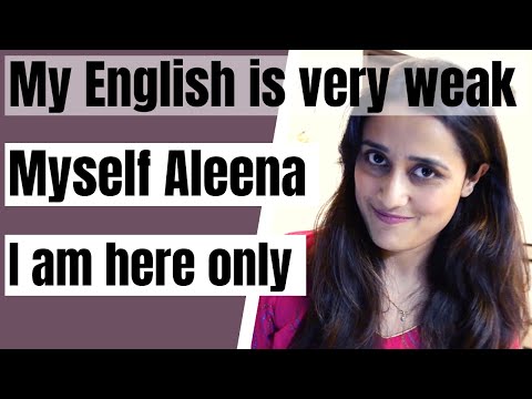Myself Aleena, I'M Here Only...... Are you using this faulty English?