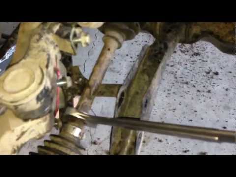 Removing Grizzly axles without special tools