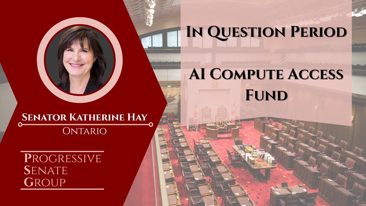 Senator Hay asks about the AI Compute Access Fund - June 12, 2025 (English feed)