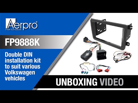 AERPRO FP9888K – Double Din Install Kit to suit VW – Unboxing Video