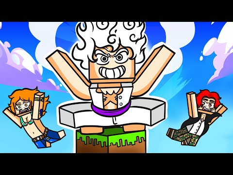 Minecraft One Piece But You Only Get ONE BLOCK For 24 Hours