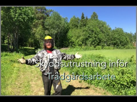 Skyddskläder inför trädgårdsarbete