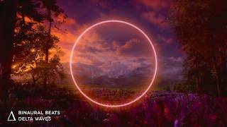 [ Peaceful Sleep in 3 Minutes ] DEEP SLEEPING Music Heather Harmony 2.2Hz Binaural Beats