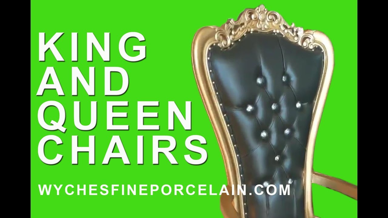KING AND QUEEN THRONE CHAIRS Black Friday Specials, Wyche's Fine Porcelain