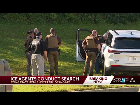 ICE agents conduct search on south side of Des Moines
