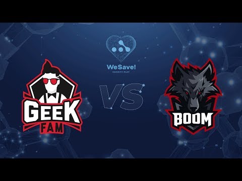 Geek Fam vs BOOM - Map1 | Ru-VODs | WeSave! Charity Play