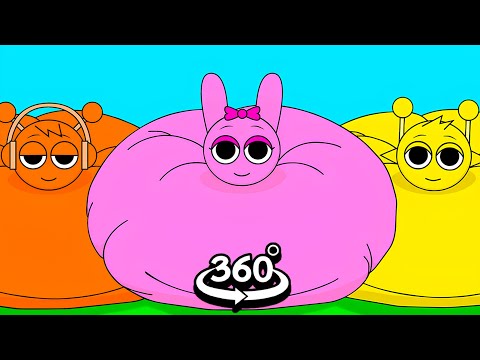 Big Pumped Up Incredibox Sprunki in 360° VR