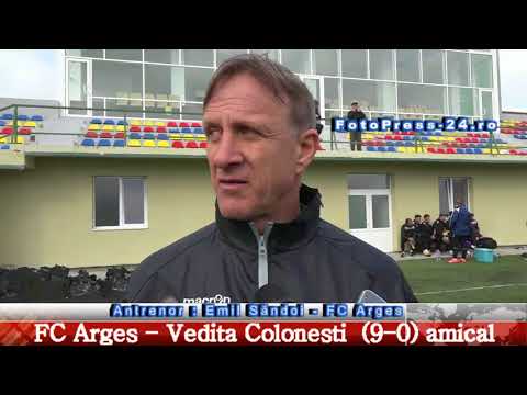 Antrenor  Emil Săndoi   FC Arges