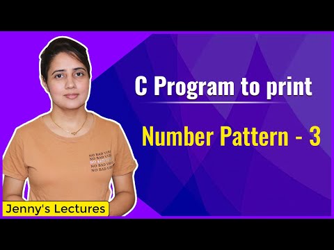 Number Pattern 3 | Printing Pattern in C | C Programming Tutorials