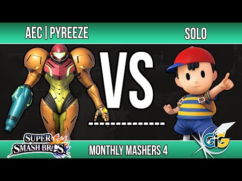 GiG- Monthly Mashers 4- Smash 4- AEC|Pyreeze (Samus) VS Solo (Ness)