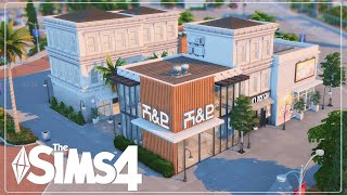 Del Sol Boulevard Shopping | CC Build | The Sims 4 Speed Build