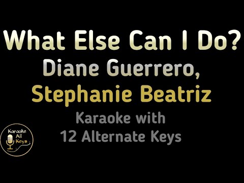 What Else Can I Do Karaoke - Encanto Instrumental Lower Higher Male Original Key