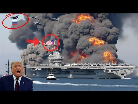 13 minutes ago: Russian Sukhoi pilots brutally destroy US aircraft carrier in the Black Sea